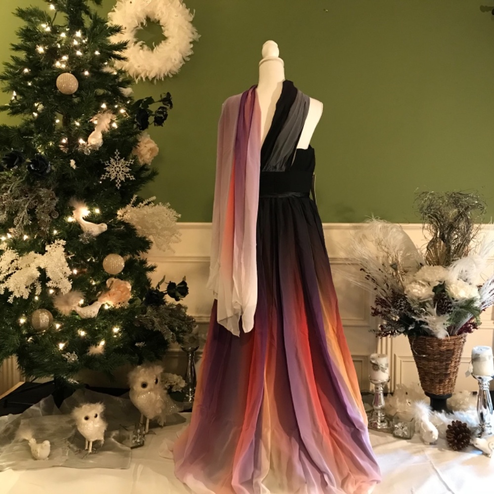Formal evening ombré prom dress - Picture 2 of 8